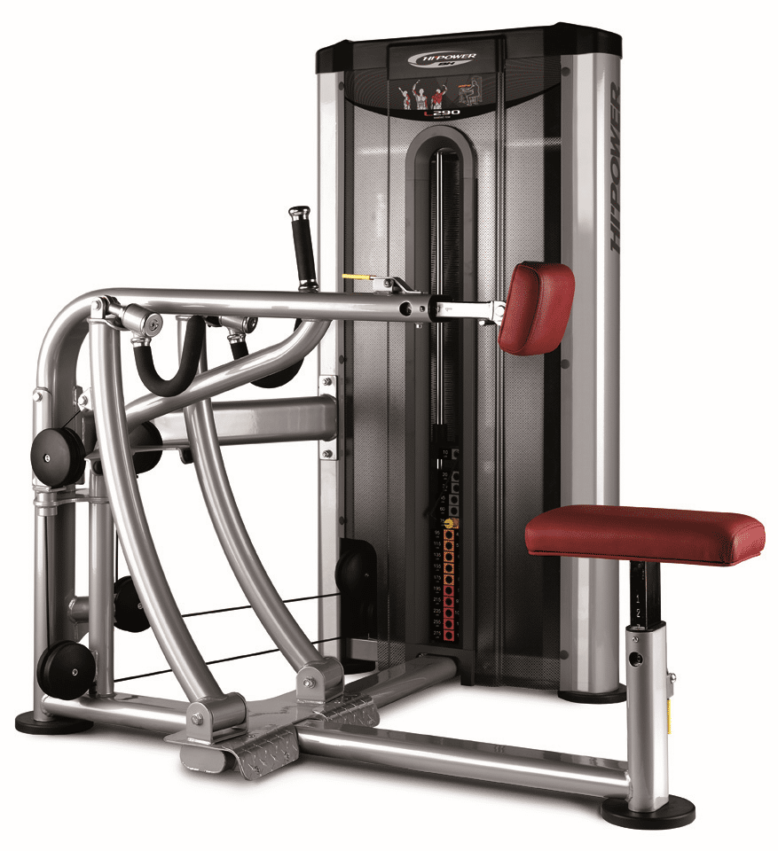 Maszyna do ćwiczeń mięśni bicepsu, najszerszego grzbietu i piersiowego Seated Row L290 BH Fitness
