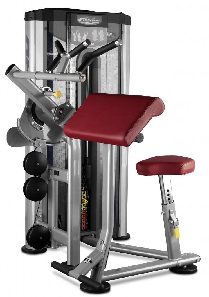 Maszyna do ćwiczeń mięśni bicepsu i tricepsu Biceps Triceps L140 BH Fitness (Zdjęcie 1)