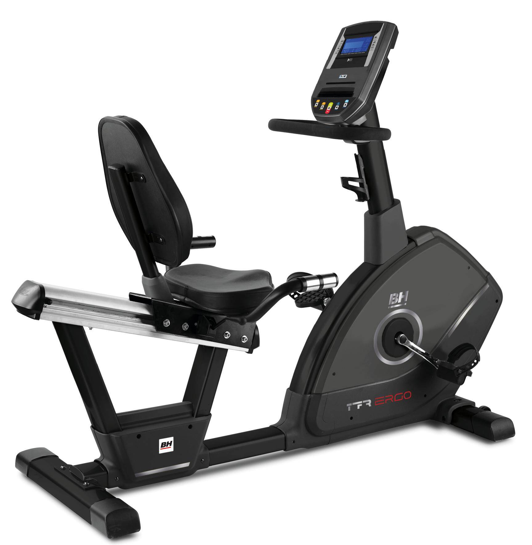 Rower Treningowy Magnetyczny Poziomy i.TFR Black Bluetooth H650BI BH Fitness 