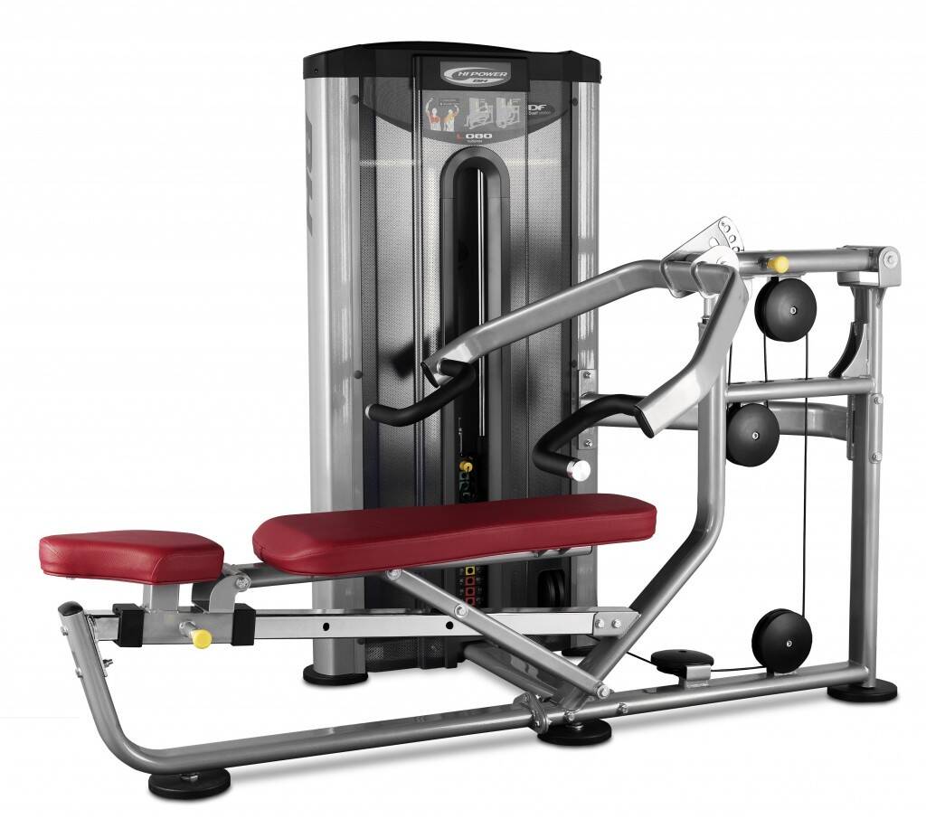 Maszyna do ćwiczeń  mięśni ramion, klatki piersiowej i grzbietu Chest Shoulder Press L080 BH Fitness (Photo 3)