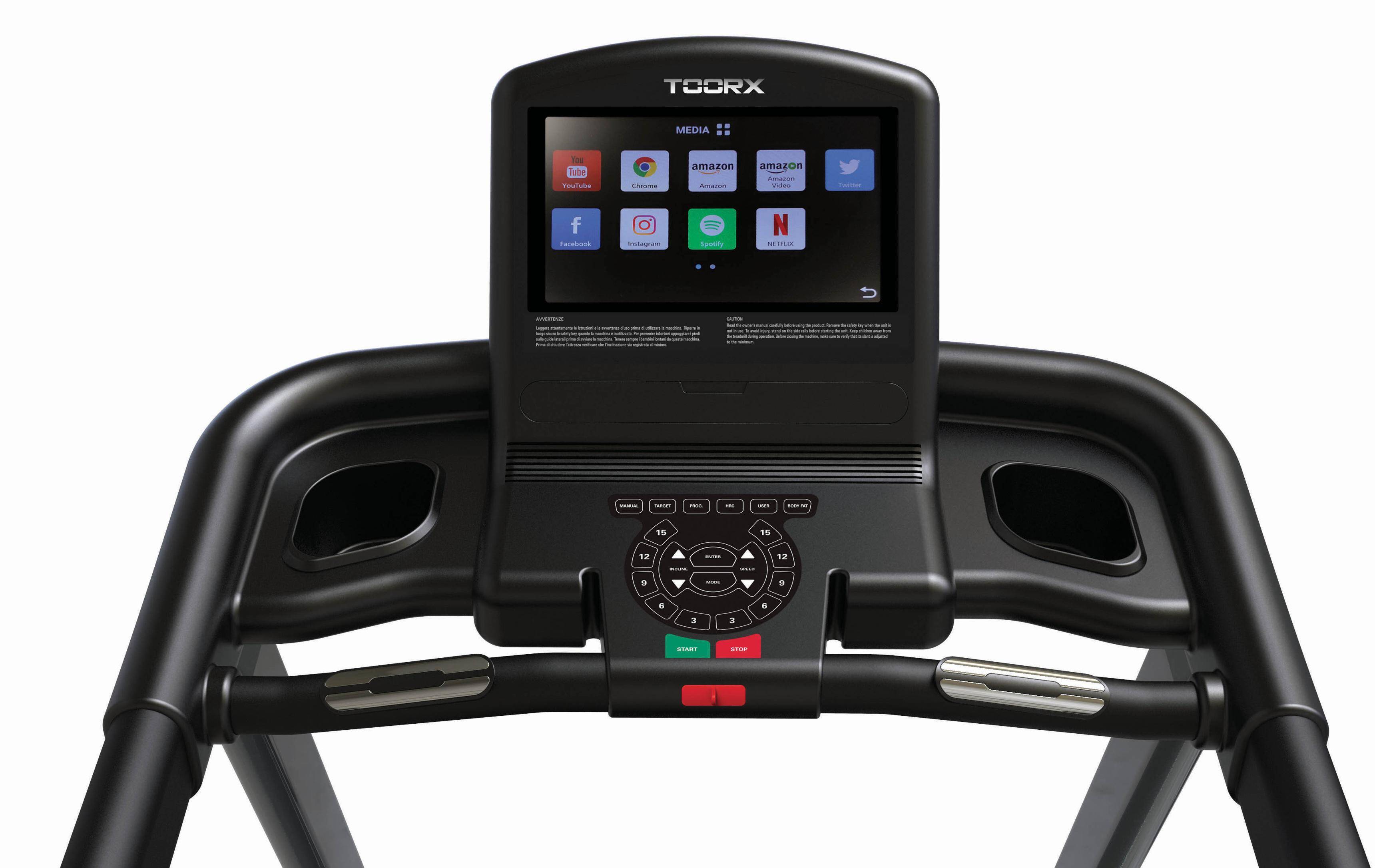 Bieżnia Experience Plus  TFT 10,1” HD Toorx Fitness (Zdjęcie 2)