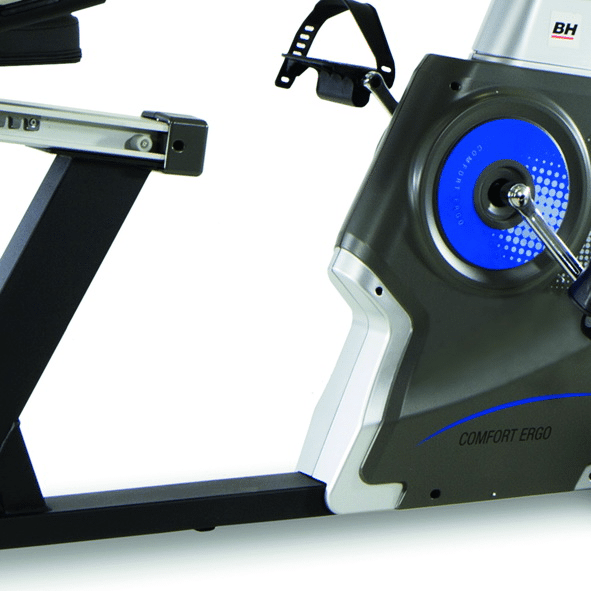 Rower Treningowy Magnetyczny Poziomy Comfort Ergo H852 BH Fitness (Photo 6)