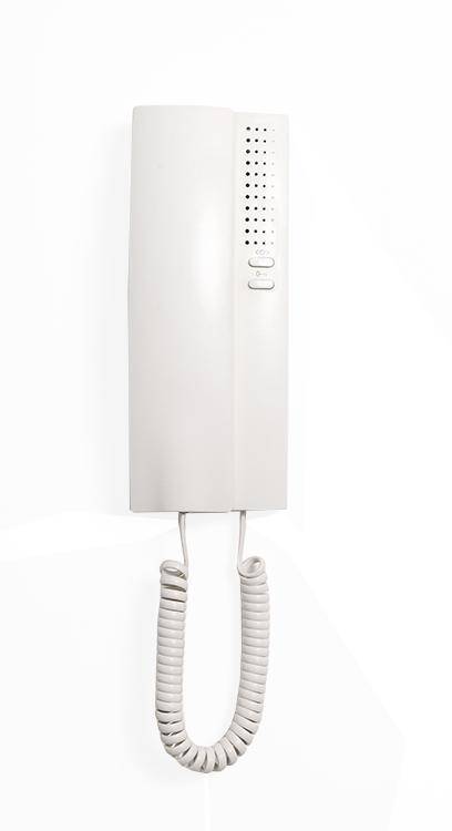 Zestaw domofonowy jednorodzinny FOSSA biały/ srebny OR-DOM-RL-901