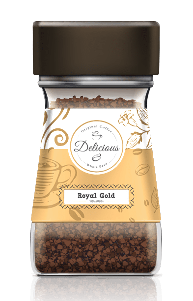 Delicious coffee Royal Gold Słoik