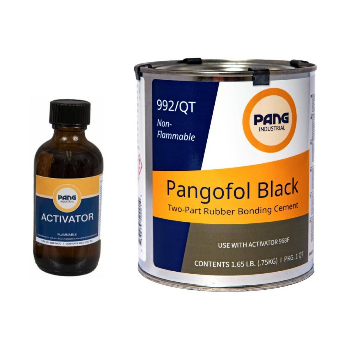 PANG adhesive + hardener Pangofol 992F black (PIN-PANGKITF)
