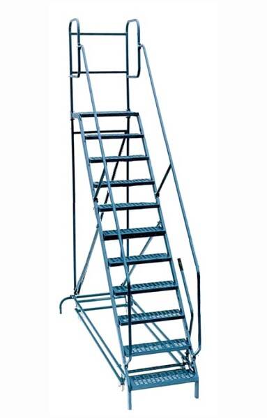 10-step mobile ladder for tyre rack Martins MML-10