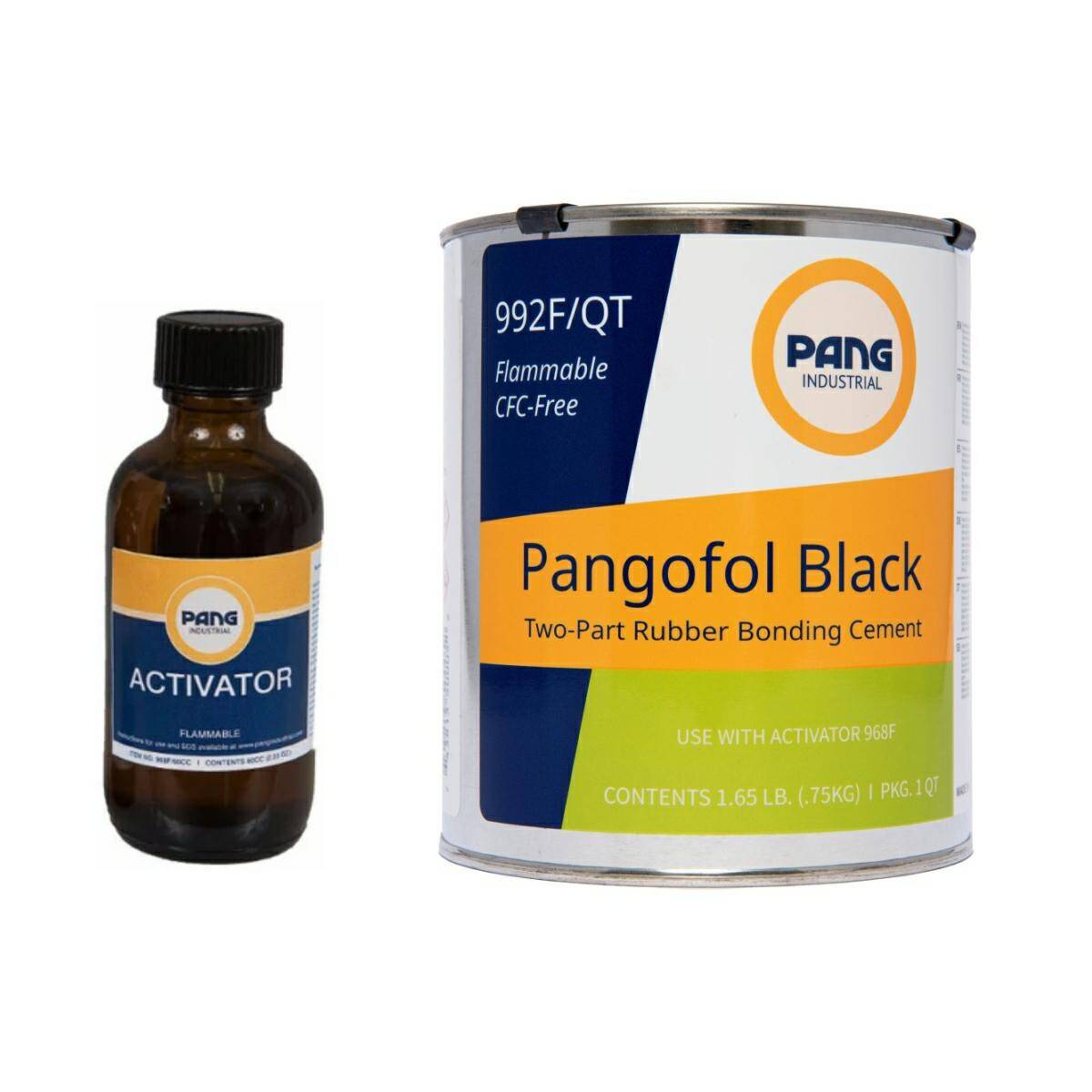 PANG adhesive + hardener Pangofol 992 black