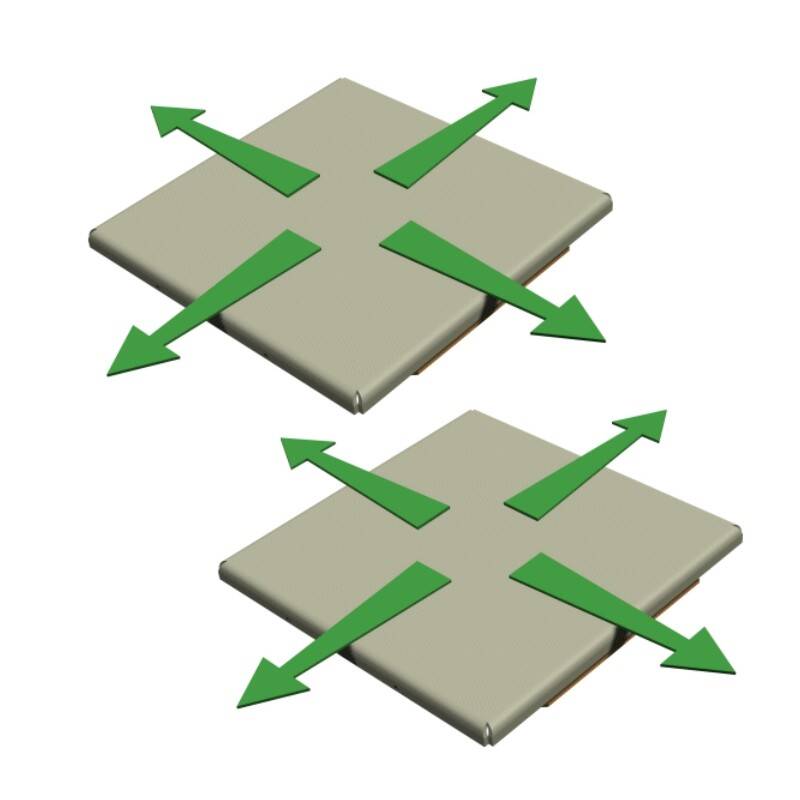 Rear Slipping Plates Set 300x300x22 Fasep 3M152.2