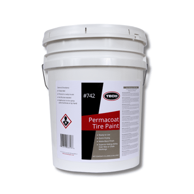 Farba do gumy opon czarna TECH 19L