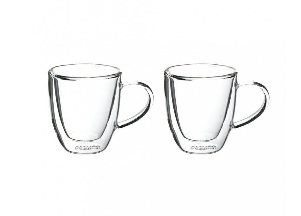 Szklanki termiczne 80 ml do espresso ANDREA 0894 komplet 2 sztuk Atom
