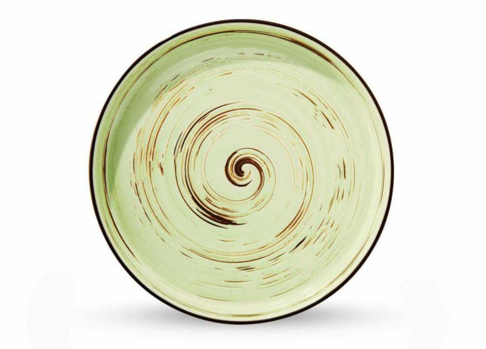 Talerz płytki 28 cm Colorboom Spiral Pistacja Wilmax