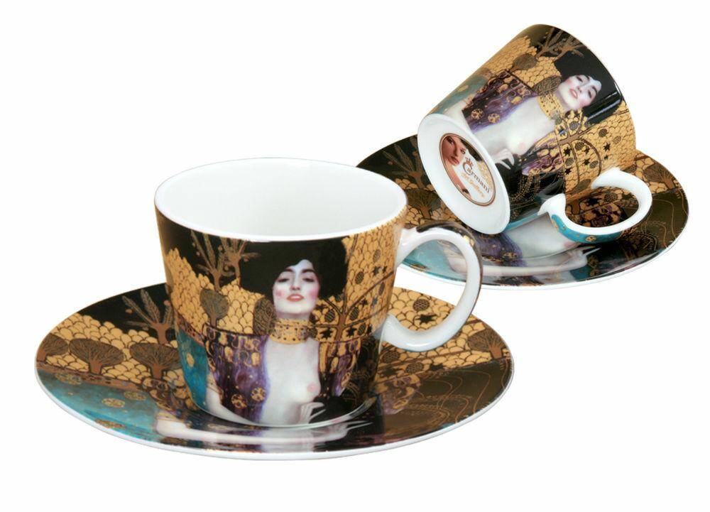 Filiżanki  KLIMT JUDYTA Mocca komplet 2 szt.532-0310