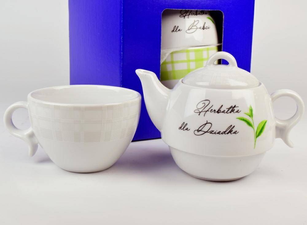 Zestaw do herbaty Tea for one BOLA 2 7102 Herbatka dla Dziadka Lubiana