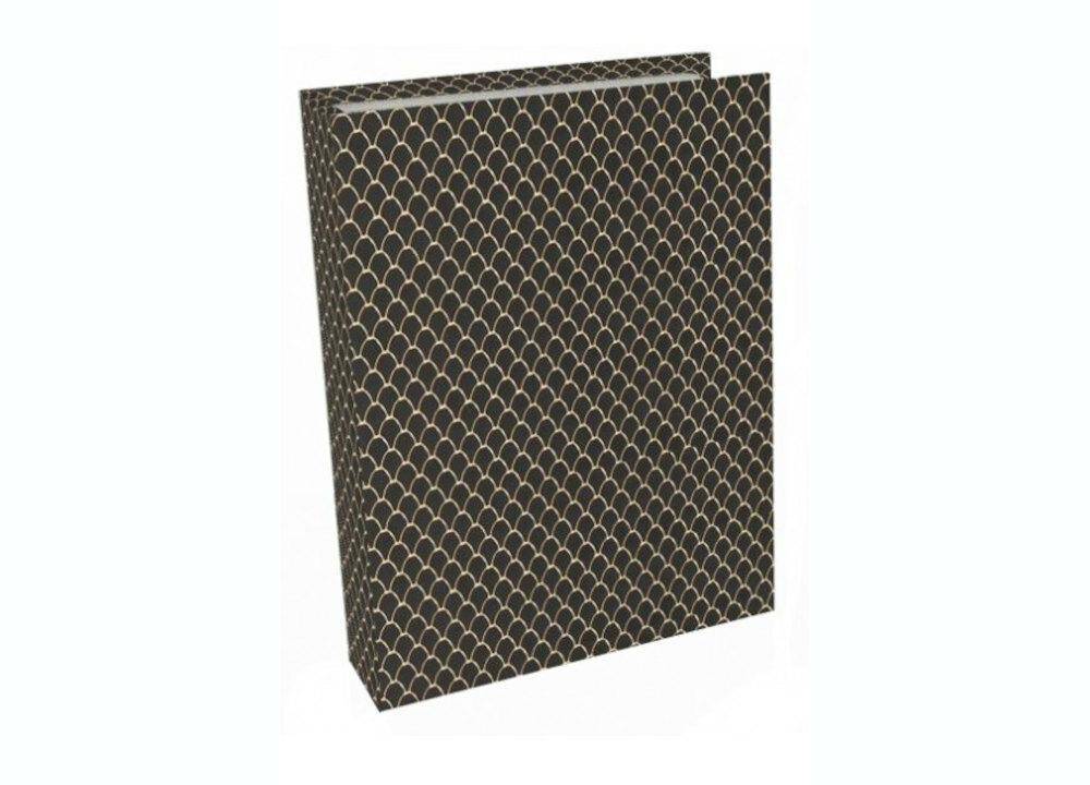 Pudełko książka 30x22x6,5 cm czarne KU02-CL