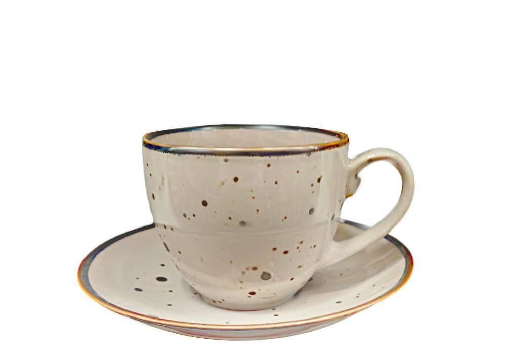 Filiżanka 300 ml ze spodkiem 16 cm COTTAGE CAPPICINO 1219 Bogucice