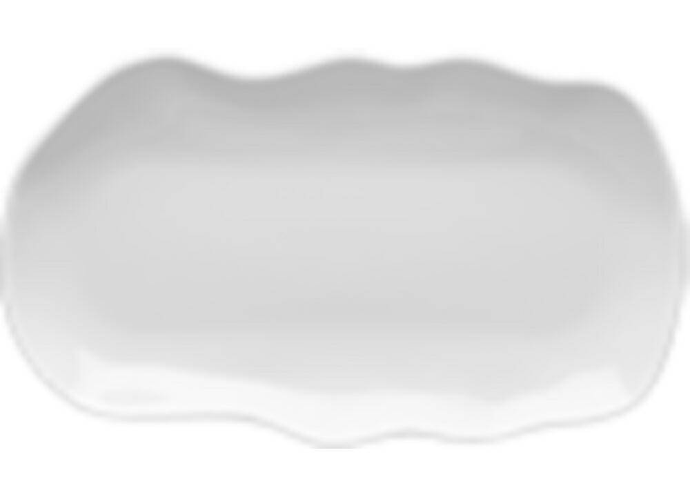 Półmisek owalny 35 x 20 cm STONE AGE Biały Lubiana