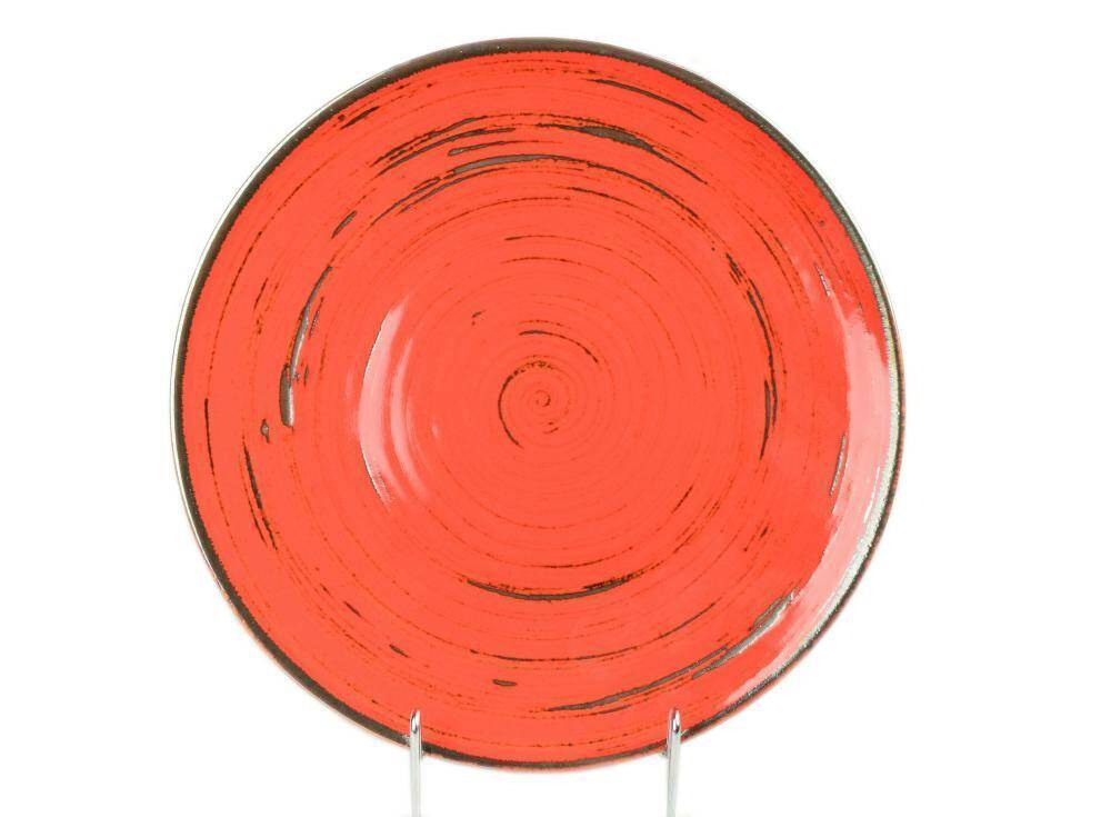 Talerz płytki 28 cm Alumina Nostalgia RED 1105