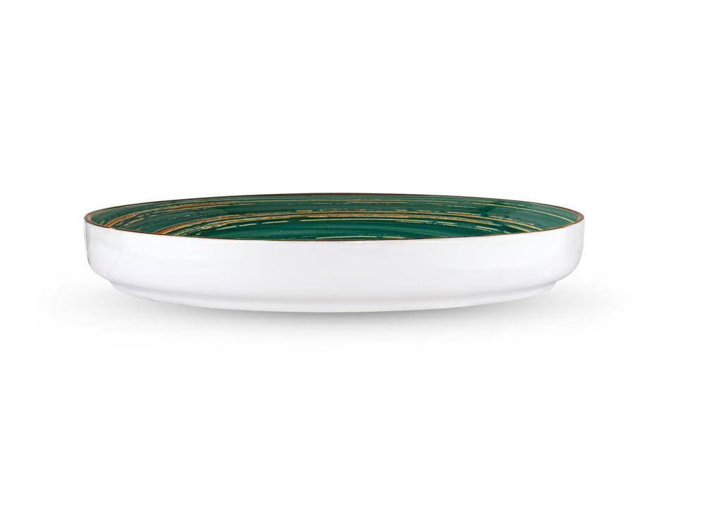 Talerz deserowy 23 cm Colorboom Spiral Zielony Wilmax (Zdjęcie 2)