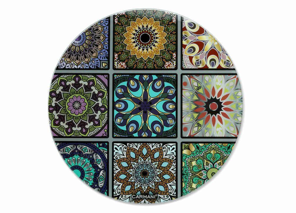 Deska szklana Mozaika kwiaty  Carmani 195-2082