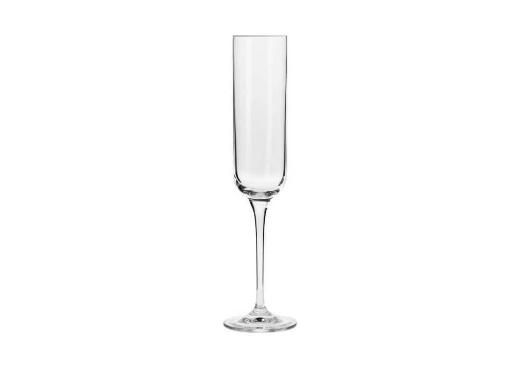 Kieliszki do szampana flute 170 ml B156 GLAMOUR komplet 6 sztuk Krosno Glass