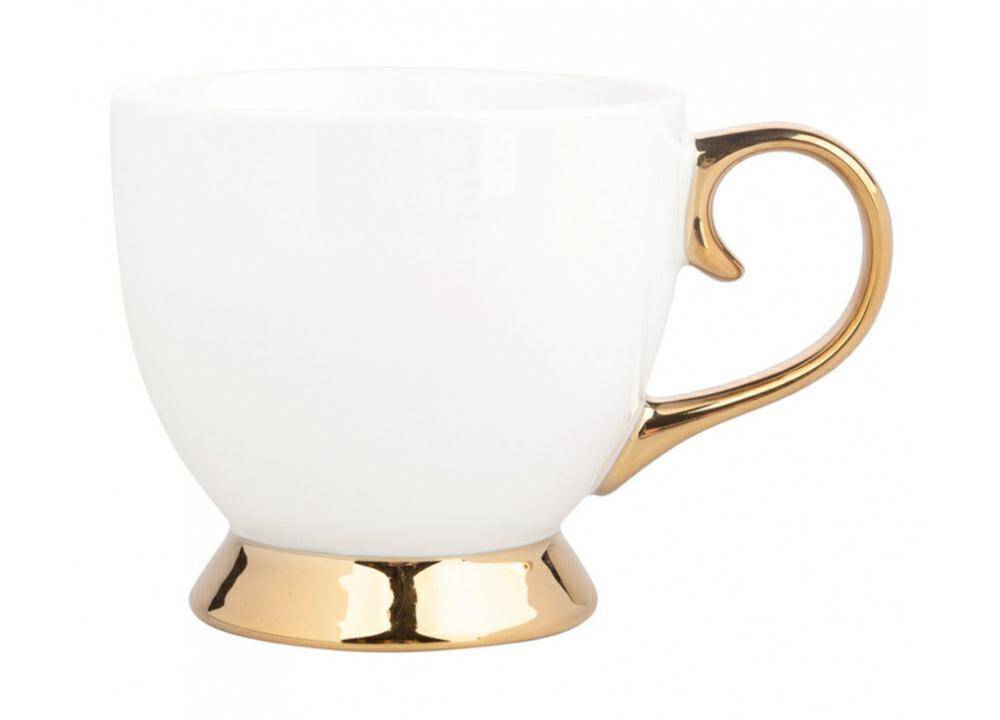Filiżanka 400 ml Aurora Gold Kremowa