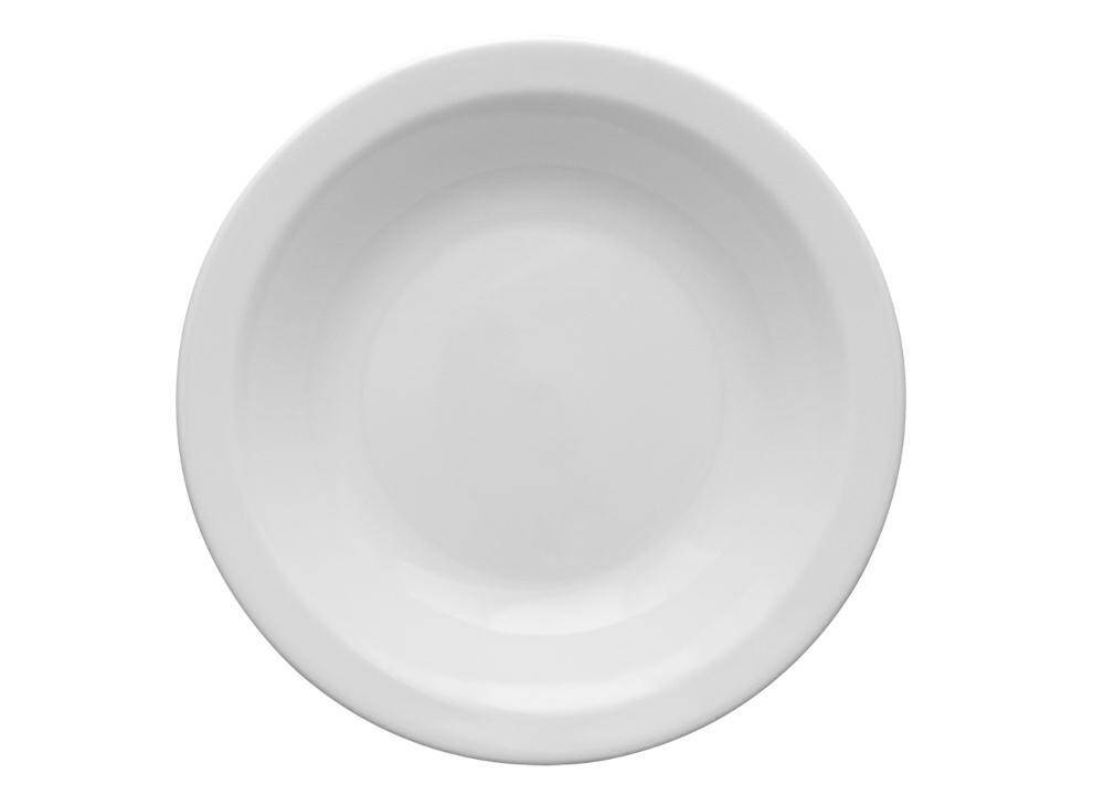 Talerz głęboki 21 cm SCANDIA Biały Lubiana