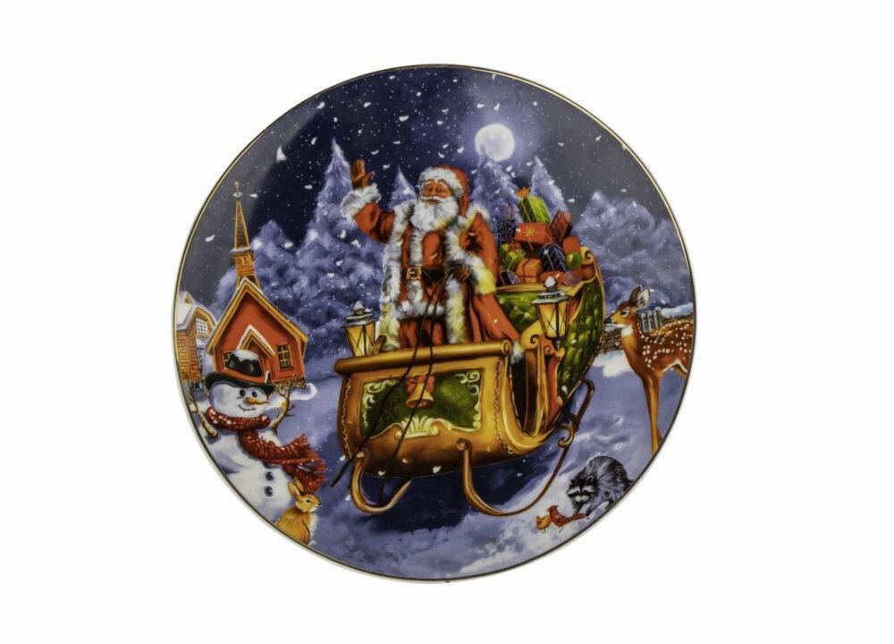Talerz deserowy płytki 20 cm Christmas Story Altom Design