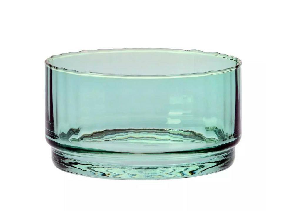 Salaterka 15 cm Optyk Miętowa Synergy Krosno Glass