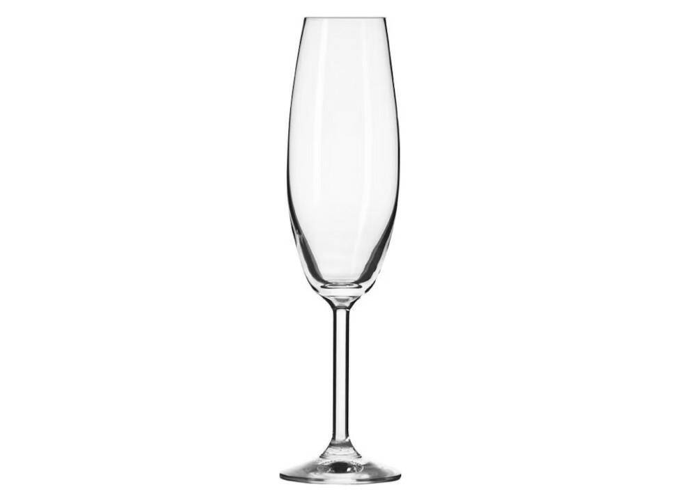 Kieliszki do szampana flute 210 ml 8235 VENEZIA komplet 6 sztuk Krosno Glass