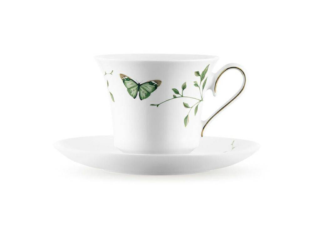 Filiżanka 220 ml Margaret ze spodkiem 15,7 cm Magiczny Ogród G665
