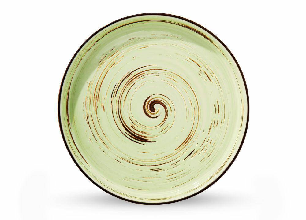 Talerz płytki 28 cm Colorboom Spiral Pistacja Wilmax