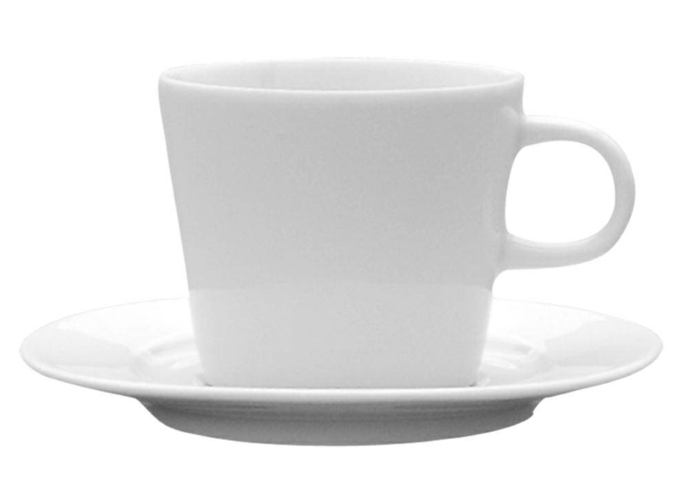 Filiżanka 200 ml ze spodkiem 14,5 cm TRAPO Biała Lubiana
