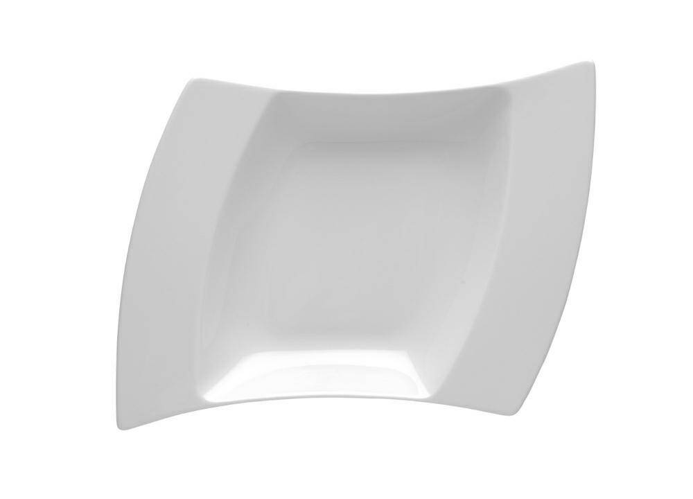 Talerz głęboki 25 cm WING Biały Lubiana