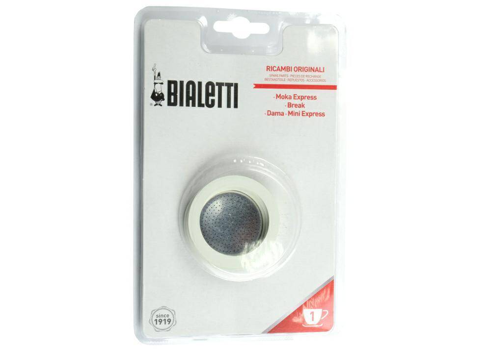 Filtr + 3 uszczelki do kawiarki aluminiowej 1TZ BIALETTI