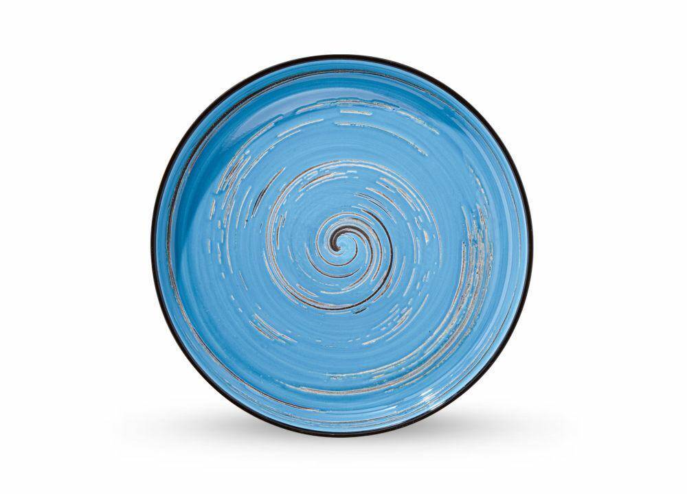 Talerz deserowy 23 cm Colorboom Spiral Niebieski Wilmax