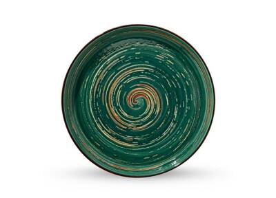 Talerz deserowy 23 cm Colorboom Spiral Zielony Wilmax