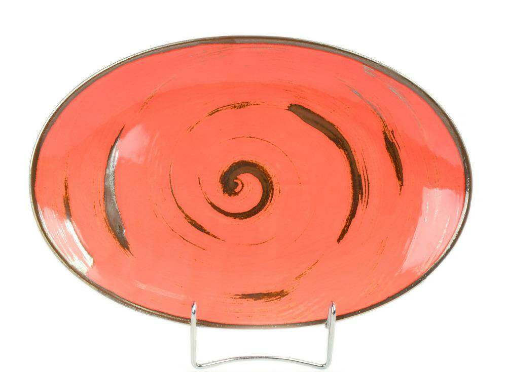 Półmisek owalny 31 cm Alumina Nostalgia RED 1105