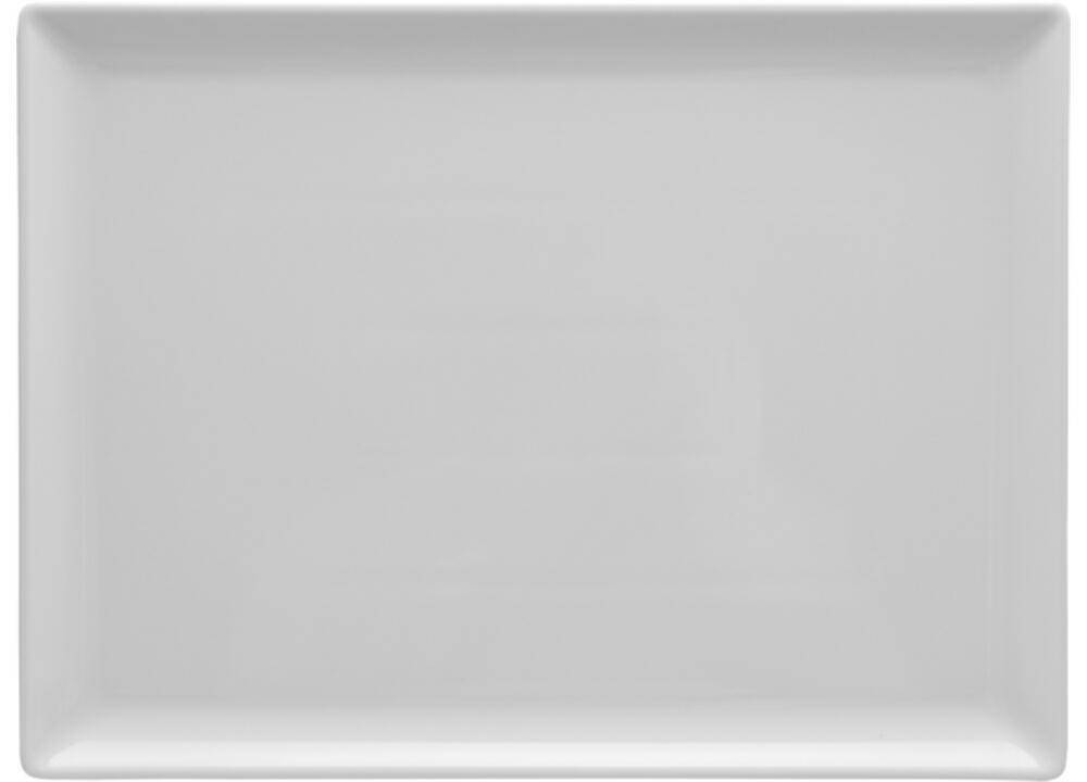 Talerz płytki 35,5 x 26,5 cm SAN MARINO Biały Lubiana