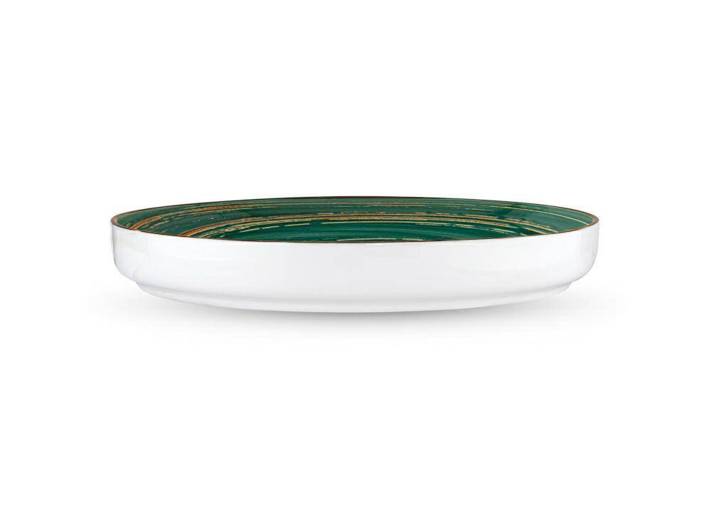 Talerz płytki 28 cm Colorboom Spiral Zielony Wilmax (Zdjęcie 2)