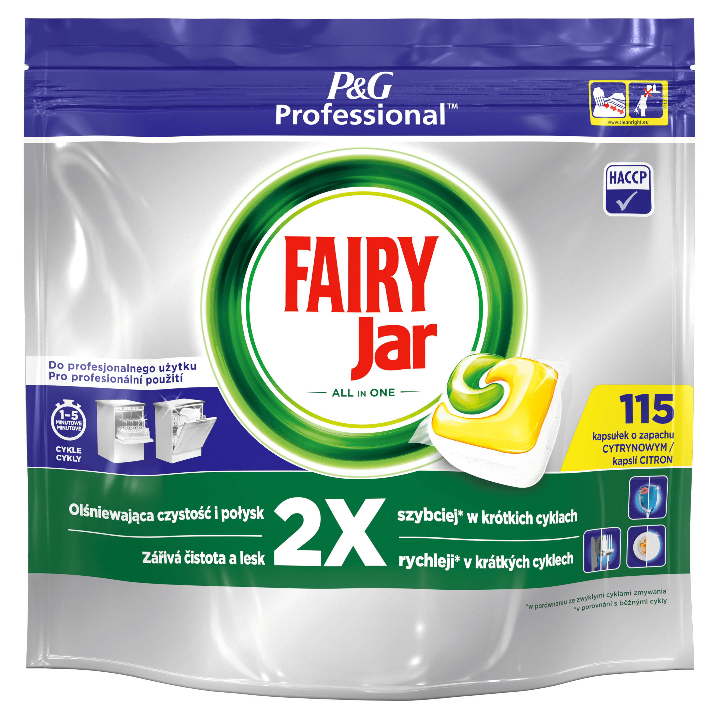 FAIRY JAR 115SZT KAPSUŁKI DO ZMYWARKI