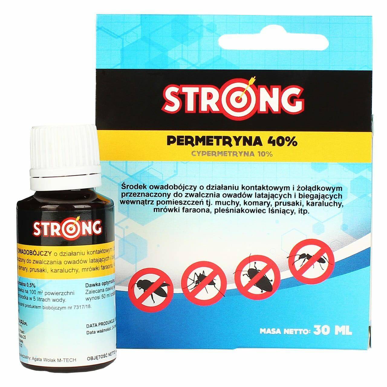 STRONG FORTECA 30 ML PERMETRYNA 40% 2407