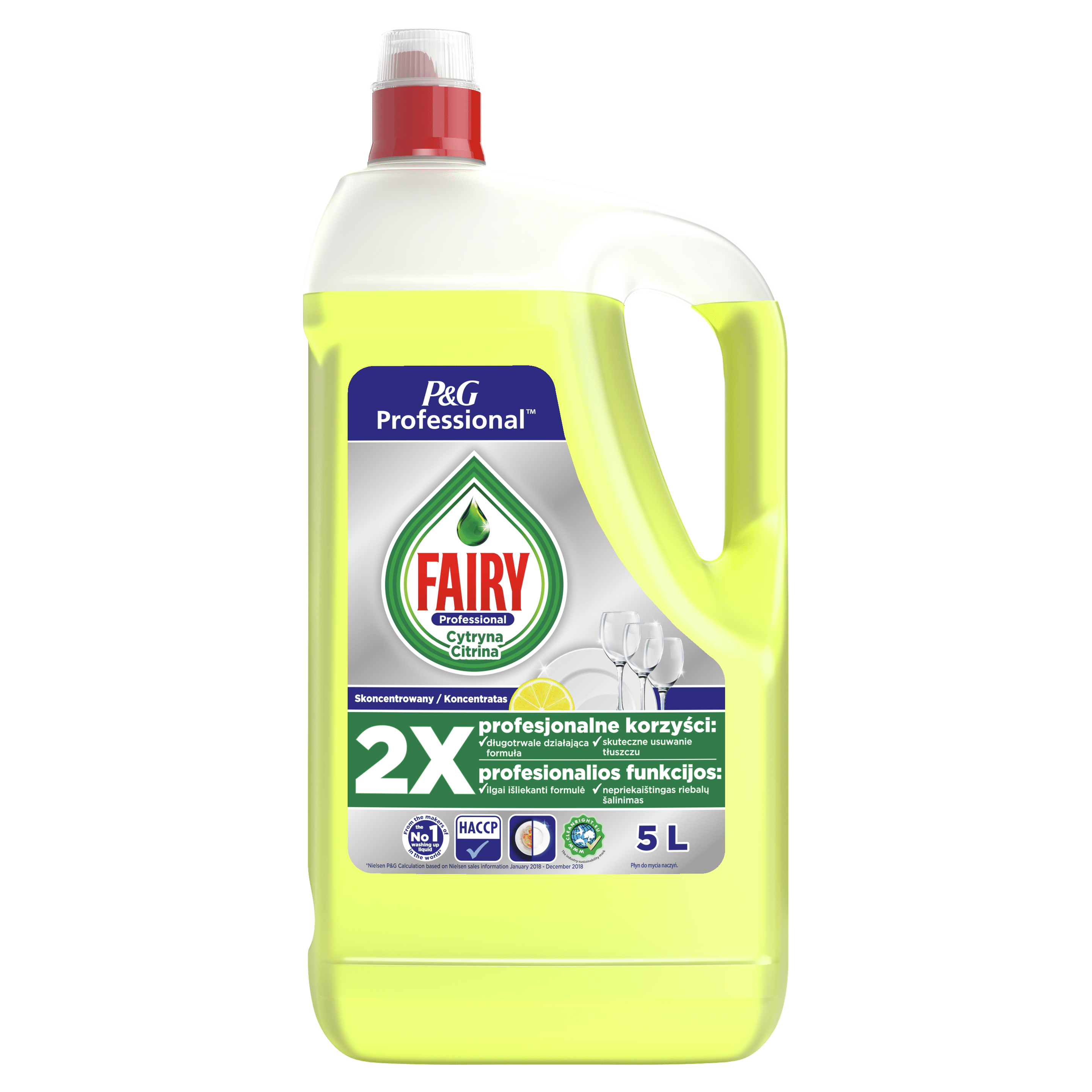 FAIRY PROF. PŁYN DO NACZYŃ LEMON 5 L