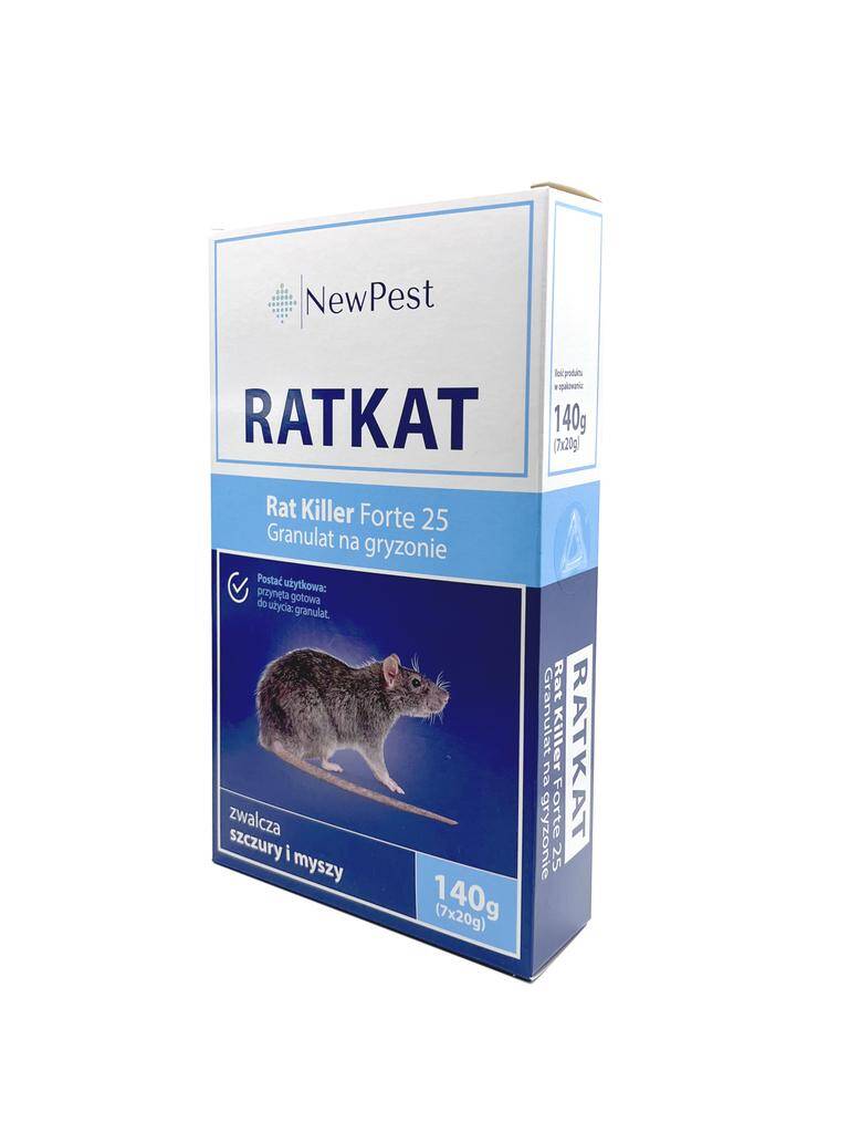 RATKAT Rat Killer Forte 25 granulat 140g