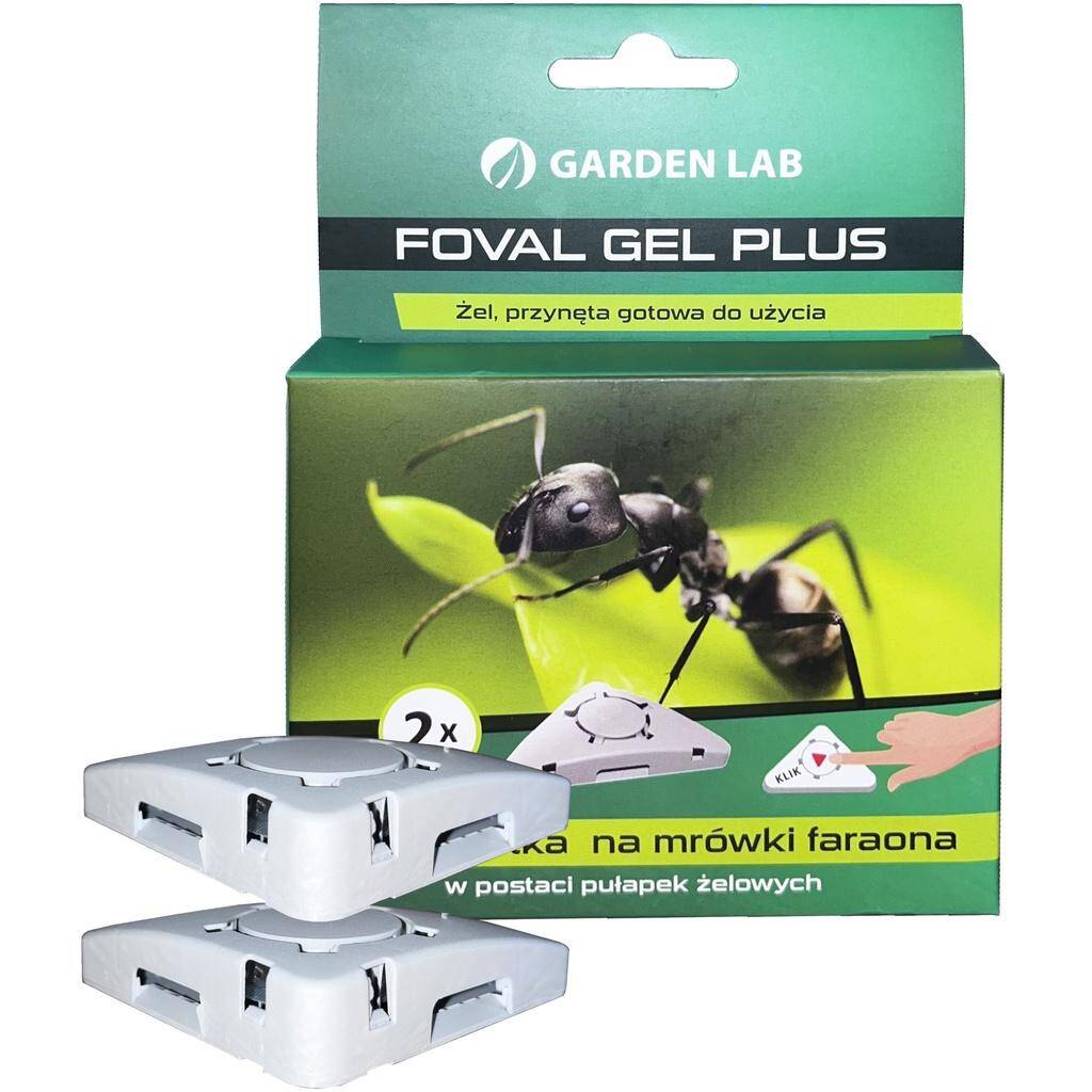 Foval Gel Plus - pułapki owadobójcze na mrówki (zestaw 2 szt.)