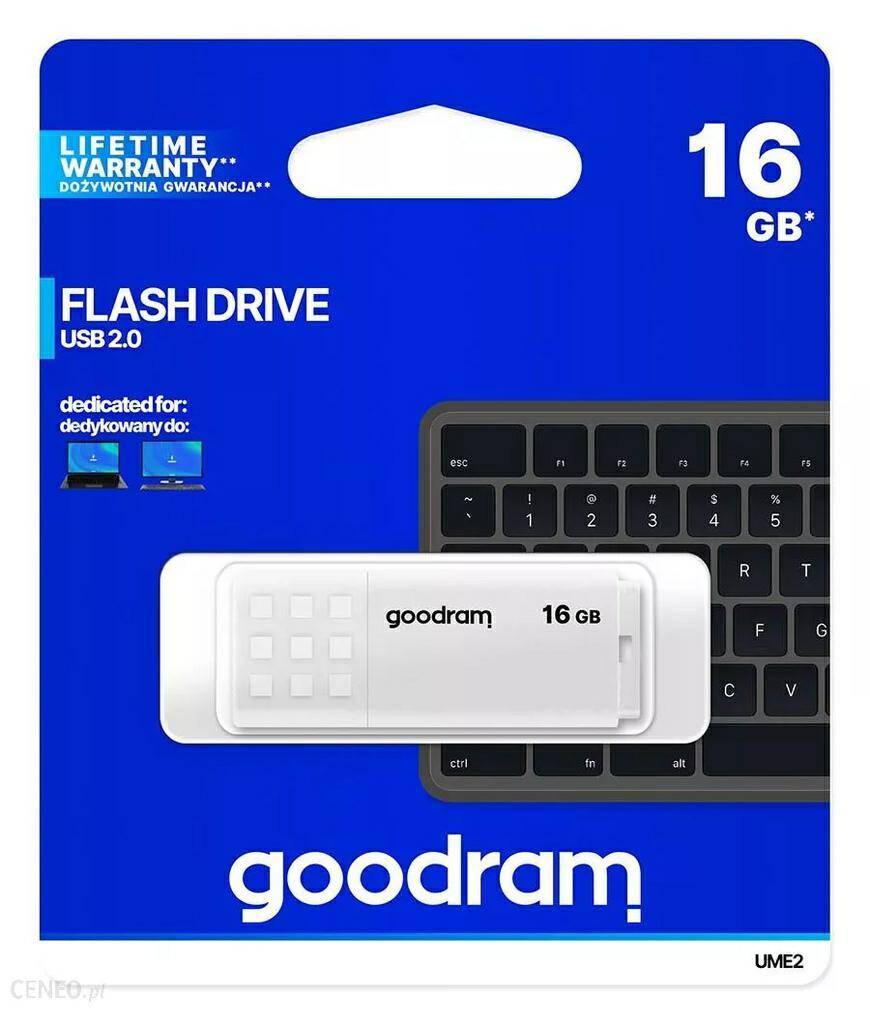 PENDRIVE 16GB GOODRAM USB 2,0 CZARNY