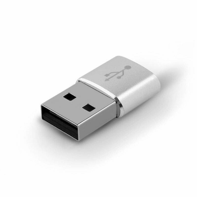 ADAPTER REVERSE TYPE C / USB SREBRNY