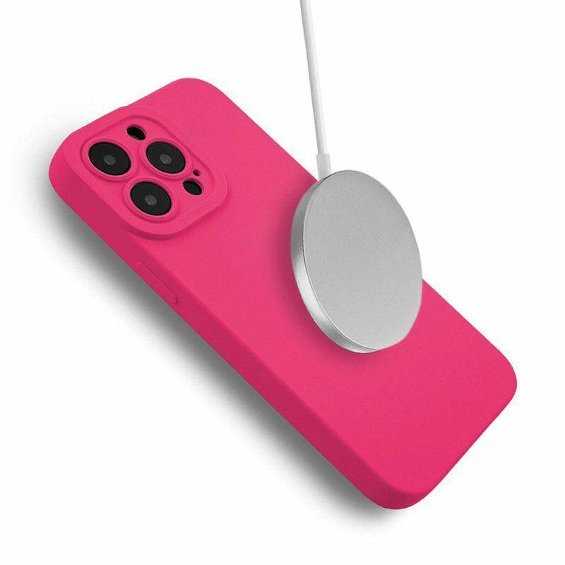 ETUI SOFTY MAGSAFE IPHONE 16 FUKSJA