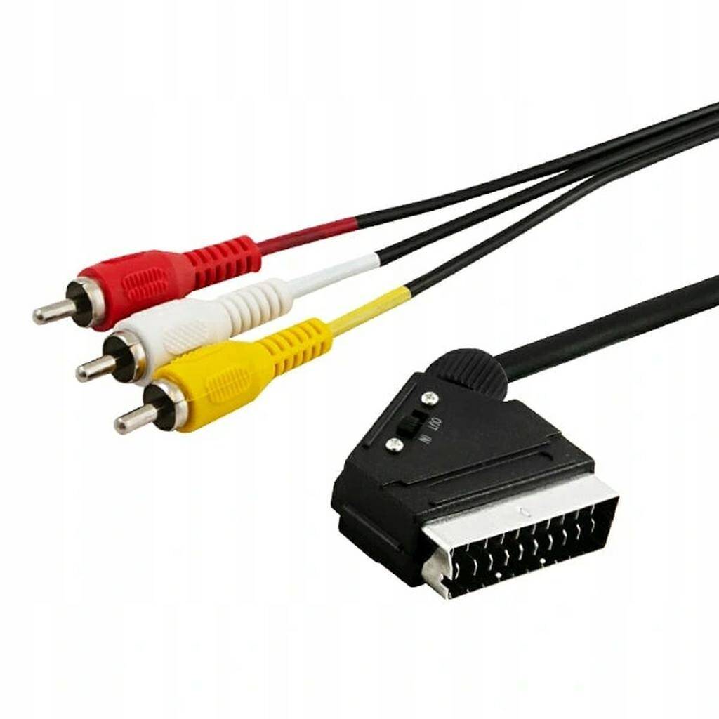 KABEL AUDIO/VIDEO SCART 3XRCA 2M CL-133