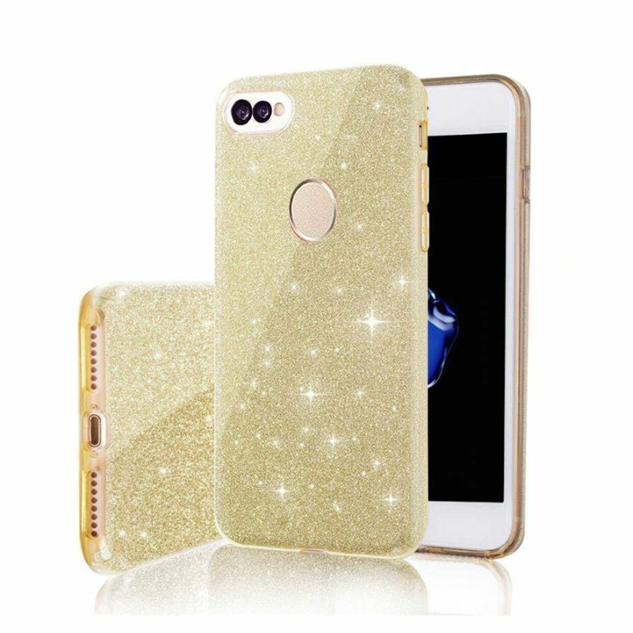 GLITTER LG K8 2017 ZŁOTY