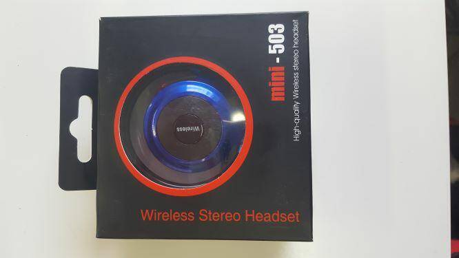 HF BLUETOOTH WIRELESS 503 MINI NIEBIESKI